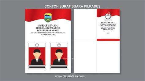 Download Contoh Surat Suara Pilkades Terbaru Gratis | Desaintasik.com