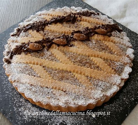 Cartoline Dalla Mia Cucina Crostata Mandorle E Cioccolato