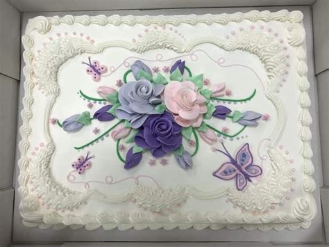 Elegant Birthday Sheet Cakes