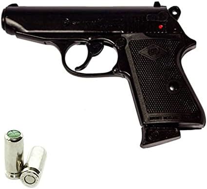 Pistola A Salve BRUNI Walther PPK New Police Cal 8 Top Firing Nera