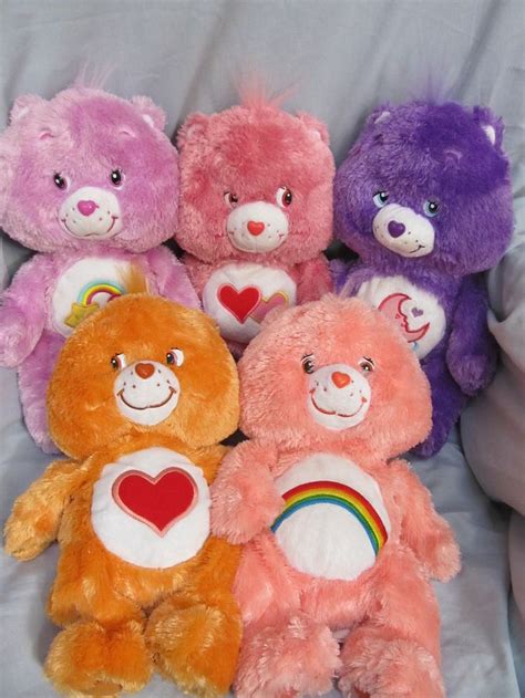 Fluffy Floppy Care Bears Lot 5 Scented Plush Best Friend Tenderheart