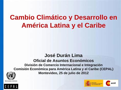 PDF Cambio Climático y Desarrollo en América Latina y el Caribe nsfaladi reuniones nsf