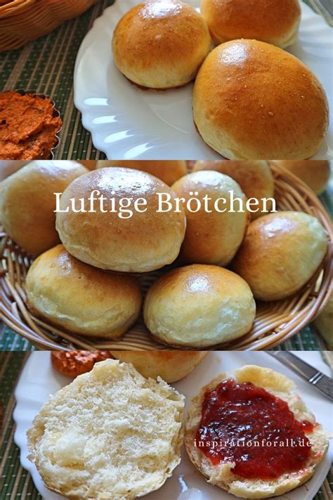 Luftige Brötchen mit Trockenhefe backen Rezept Brot selber backen