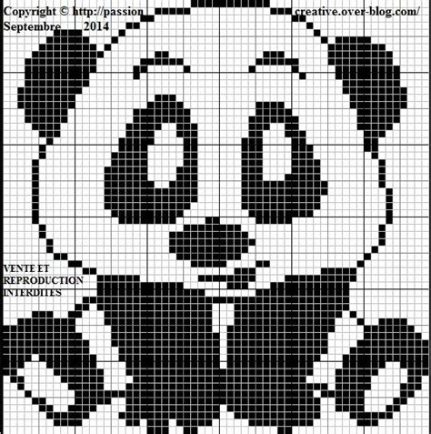 Grille Gratuite Point De Croix B B Panda Passion Creative