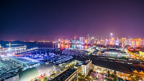 青岛夜景天台高清图片下载 正版图片501639345 摄图网