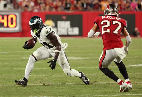 Philadelphia Eagles WR A J Brown Seen Looking Defeated At Boxing Match