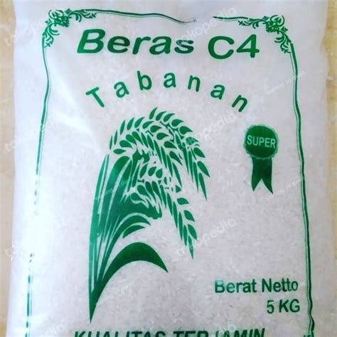 Jual Beras C4 Tabanan 5kg Shopee Indonesia