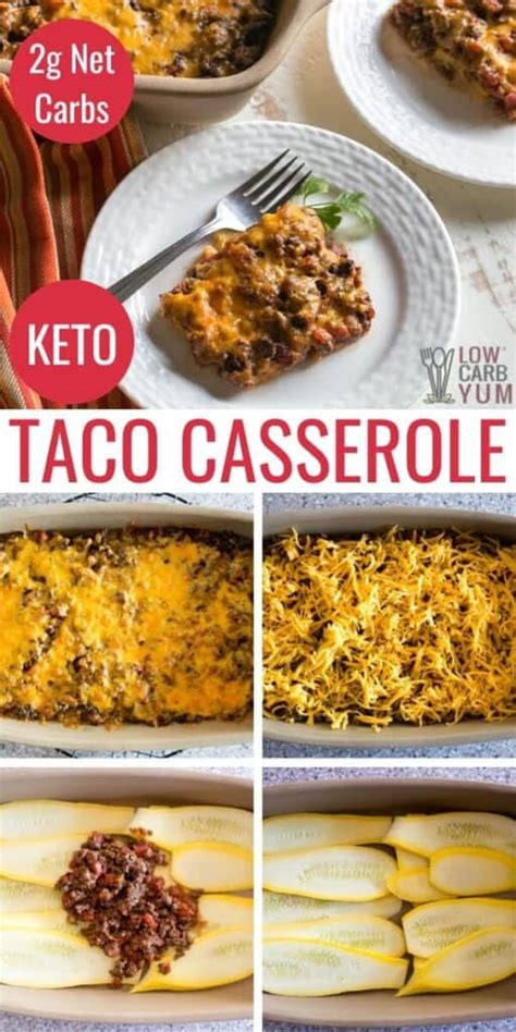 Keto Taco Casserole Bake With Yellow Squash Low Carb Yum