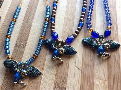 Harry Potter Inspired Ravenclaw House Owlery Pendant Necklaces With