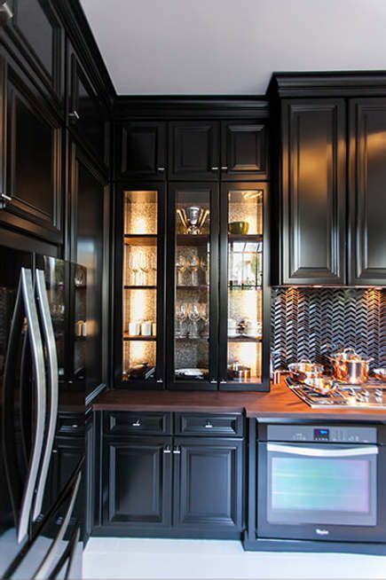 All Black Kitchen Of The Year For By Steven Miller Kraftmaid