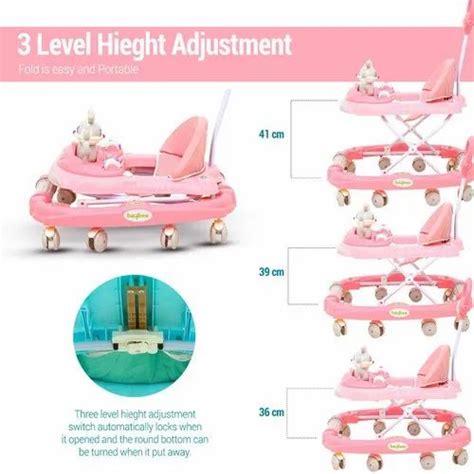 PVC Plastic Pink Baby Walkers, Age Group: 6 to 24 months, BBWK203-B at Rs 2199/piece in Chennai