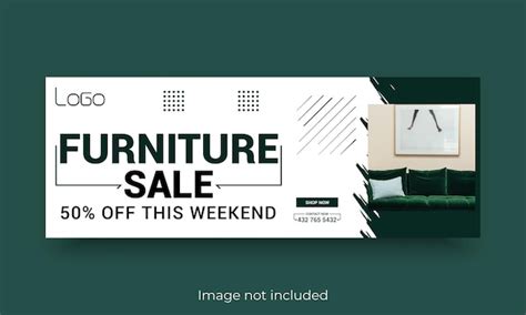 Premium Vector Furniture Sale Facebook Cover Banner Template Design