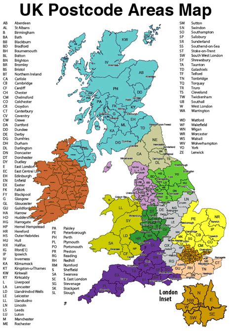 Free Editable Uk Postcode Map Dowload