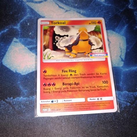 Jual Kartu Pokemon Tcg Id Indonesia Sm P Torkoal Indomaret Promo