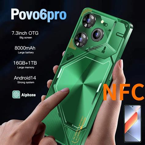 POVO 6 PRO Smartphone 5G D Bloqu T L Phone Portable D Origine Cran HD