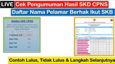 Cara Cek Pengumuman Hasil SKD CPNS Kemenag 2024 Berikut Link Daftar