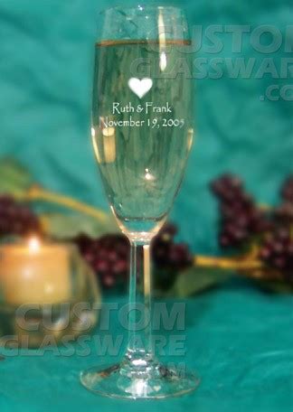 Custom Printed Oz Napa Valley Champagne Flute With Optic Stem