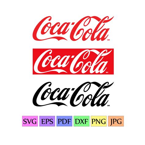 Coca Cola Logo Svg Eps Dxf Digital Download