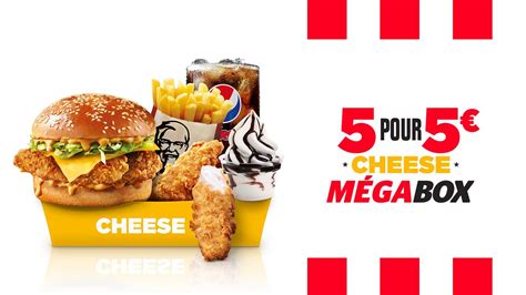 Kfc Megabox 超值套餐只要5欧元5款产品，5欧元吃到撑！2019年1月新款 半根法棍