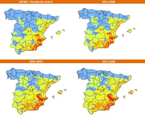 Mapas Desertificacion España Hora Do Planeta