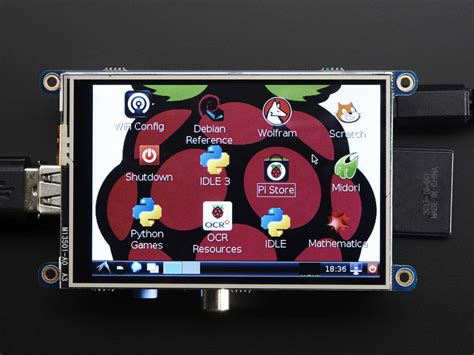 Pitft Assembled X Tft Touchscreen For Raspberry Pi Id