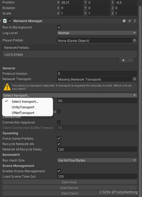 Unity Netcode for GameObjects多人联机源文件 CSDN博客