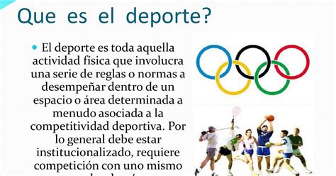 DEPORTE QUE ES