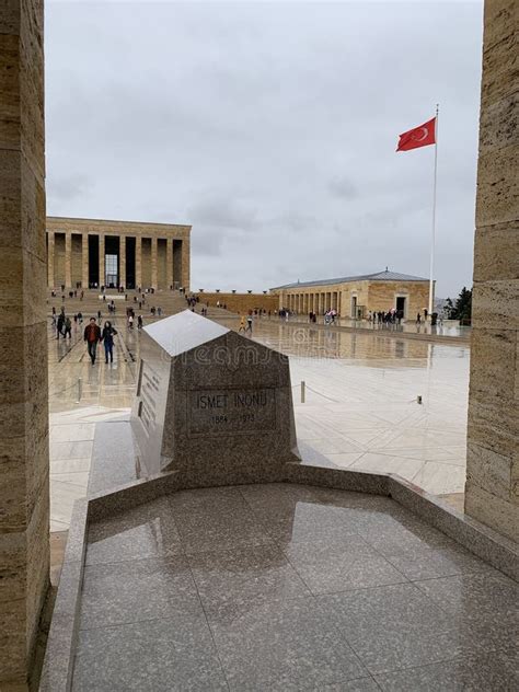 Tomb Of Ismet Inonu In Anitkabir Mausoleum Of Mustafa Kemal Ataturk In