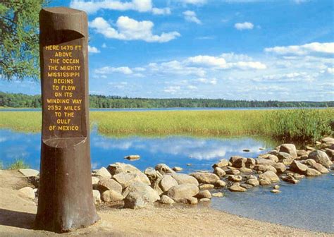 Itasca State Park Mississippi River Headwaters Global Postcard Sales