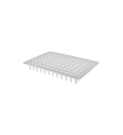 0 1 Ml 96 Well PCR Plate Low Profile Non Skirted White