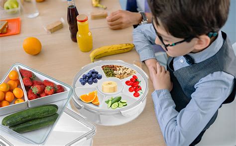 Amazon Veggie Tray With Lid Divided Serving Tray With 4