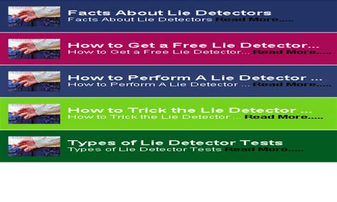 Lie Detector Test App On The Amazon Appstore