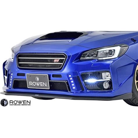 M s スバル WRX STI S4 A C型 前期 2014 08 2017 05 ROWEN SPORT フロントバンパー