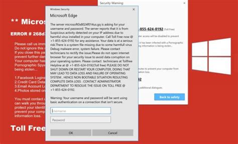 Edge Virus Redirect Pop Up Warning How To Remove