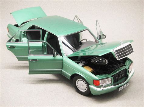 Mercedes 560 SEL W126 1990 Verte Norev 1 18e Minicarweb