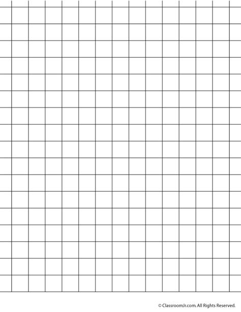 Printable Graph Paper 1 Cm