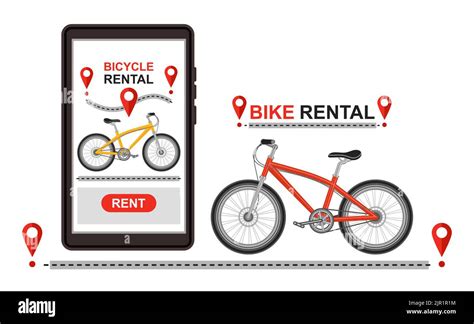 Renting Cycle Stock Vector Images Alamy