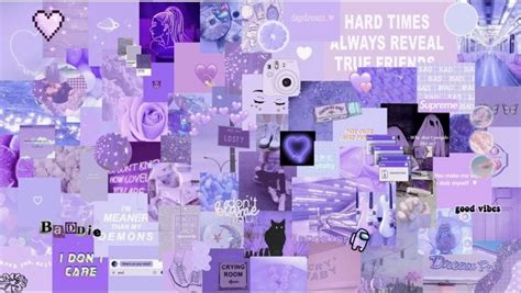 Light Purple Wallpaper Collage For Mac Laptop Light Purple Wallpaper Iphone Wallpaper Girly