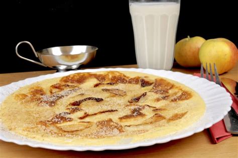 Apfel Pfannkuchen Mit Zimt Und Zucker Zu Faul Zum Kochen