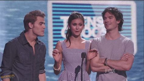 Paul Nina And Ian Presenting Teen Choice Awards 2011 The Vampire