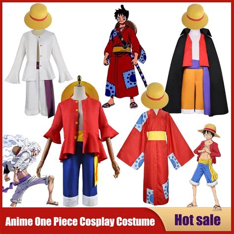 One Piece Monkey Dluffy Uniform Carnival Cosplay Costume Luffy