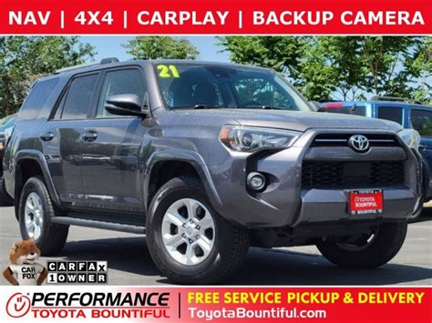 Pre Owned 2021 Toyota 4runner Sr5 Premium Sport Utility In Bountiful M5934965 Performance