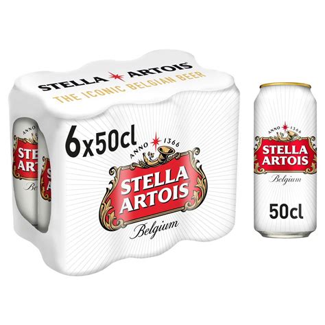 Stella Artois Premium Lager Beer Blikken X Cl Carrefour Site