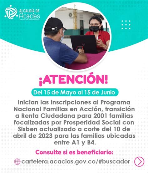 Inscripciones a Familias en Acción transición a Renta Ciudadana