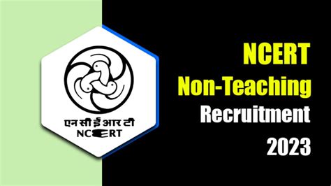 NCERT Non Teaching Various Post Online Form 2023 UP Helper