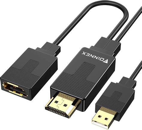 Adaptateur HDMI vers Displayport Convertisseur HDMI Mâle à DP Femelle