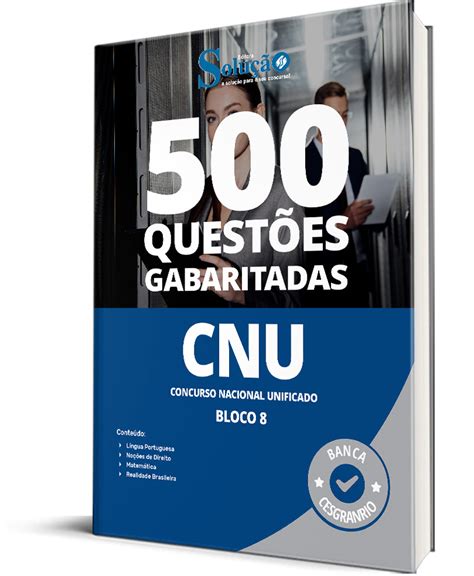 Caderno De Quest Es Cnu Bloco Quest Es Gabaritadas Banca