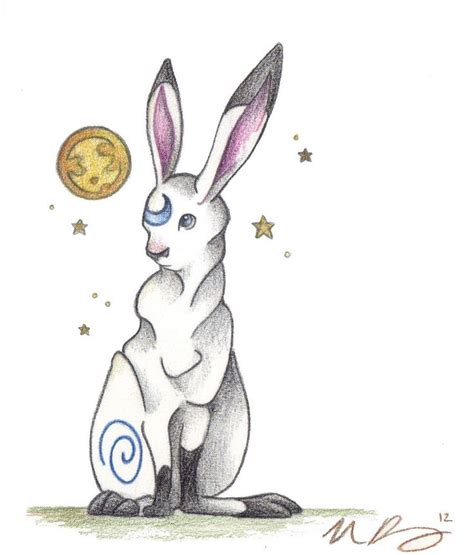 Moon Dancer By Spiralpathdesigns On DeviantArt Beautiful Rabbit Art