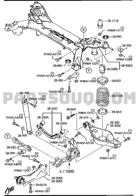 Chassis Axle Suspension Brake Steering Mazda Canada