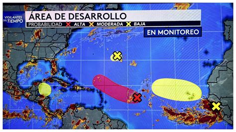 Centro Nacional De Huracanes Vigila Cuatro Sistemas De Inter S En El